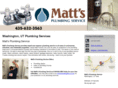 mattsplumbingservice.com