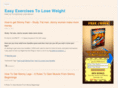 easyexercisestoloseweight.com