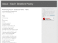 kevinstratfordpoetry.com
