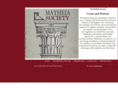 matheiasociety.org
