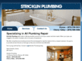 stricklinplumbing.com