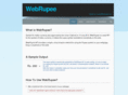 webrupee.com