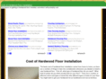 costofhardwoodfloorinstallation.com