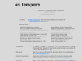 ex-tempore.org