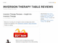 inversiontherapytablereviews.com