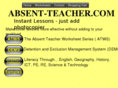 absent-teacher.com