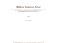 matthewandersontenor.com