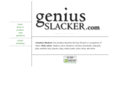 geniusslacker.com