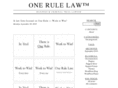 onerulelaw.com