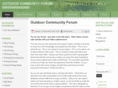 outdoorcommunityforum.com