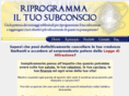 riprogrammailtuosubconscio.com