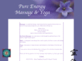 pureenergymassageandyoga.com