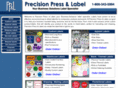 precisionpressandlabel.com