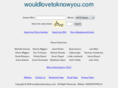 wouldlovetoknowyou.com