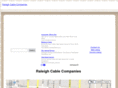raleighcablecompanies.com