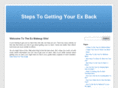 stepstogetexback.com