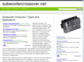 subwoofercrossover.net