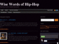 wisewordsofhiphop.com