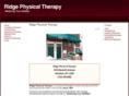 ridgephysicaltherapy.com