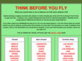 thinkbeforeyoufly.com