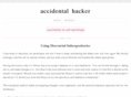 accidentalhacker.com