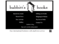 babbittsbooks.com