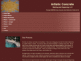 goartisticconcrete.com