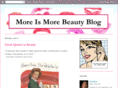 moreismorebeautyblog.com