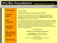 pro-biofoundation.org