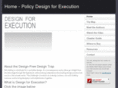 policydesignforexecution.com