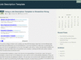 jobdescriptiontemplate.net