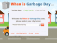 whensgarbageday.com