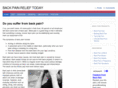 back-pain-relief-today.com