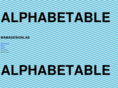 alphabetable.com