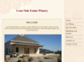 loneoakestatewinery.com