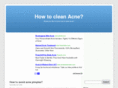 howtocleanacne.com