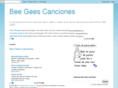 beegeescanciones.com