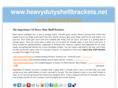 heavydutyshelfbrackets.net