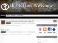 thisishowweknow.com