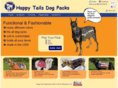 happytailsdogpacks.com