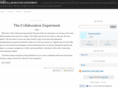 thecollaborationexperiment.com