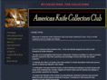 americanknifecollectorsclub.com