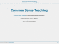 commonsenseteaching.com