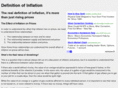 definitionofinflation.com