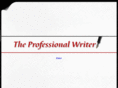 theprofessionalwriter.com