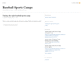baseballsportscamps.com