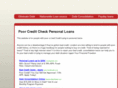poor-credit-check-personal-loans.info