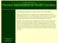 ncdivorceinfo.com