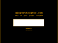gingerthoughts.com