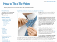 how-to-tie-a-tie-video.com